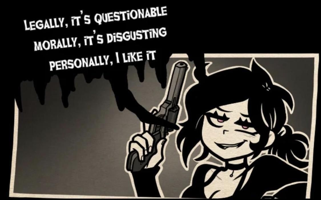 Ashley Graves brandishes a gun while smugly condoning morally and legally questionable acts